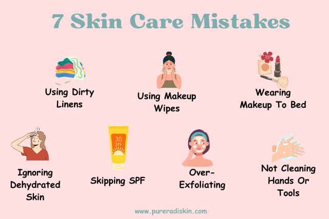 7 Skin Care Mistakes